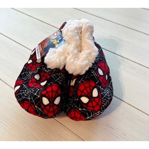 PAW PATROL SPIDERMAN SLIPPER SOCKS Kids 4.5-7.5 Boys Girls Slippers Winter S - Picture 11 of 12